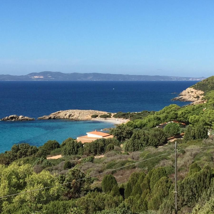 Villa Aquamarina Pintadera Blu Porto Pino Eksteriør bilde