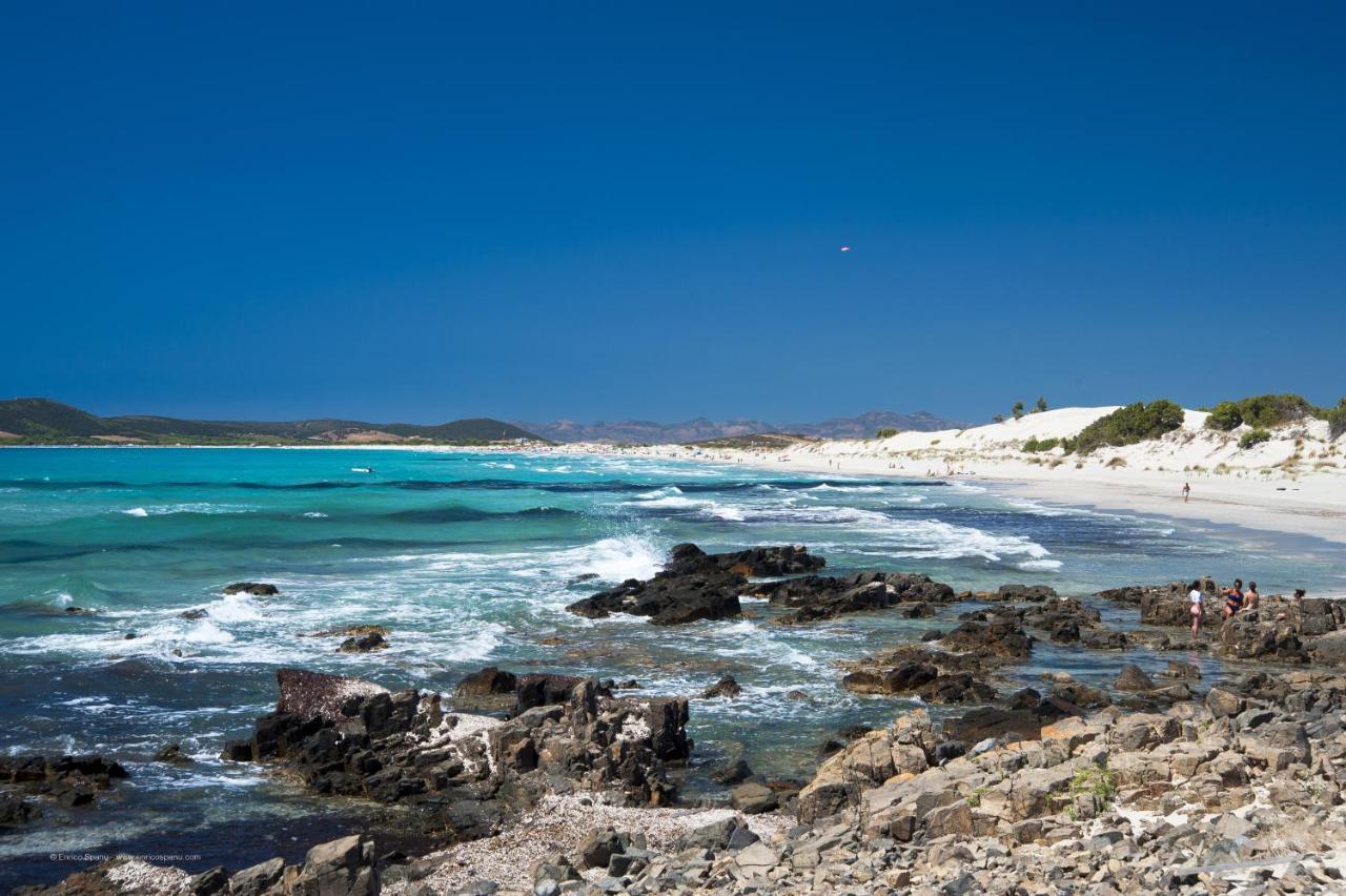 Villa Aquamarina Pintadera Blu Porto Pino Eksteriør bilde