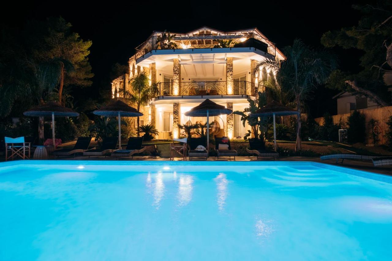 Villa Aquamarina Pintadera Blu Porto Pino Eksteriør bilde