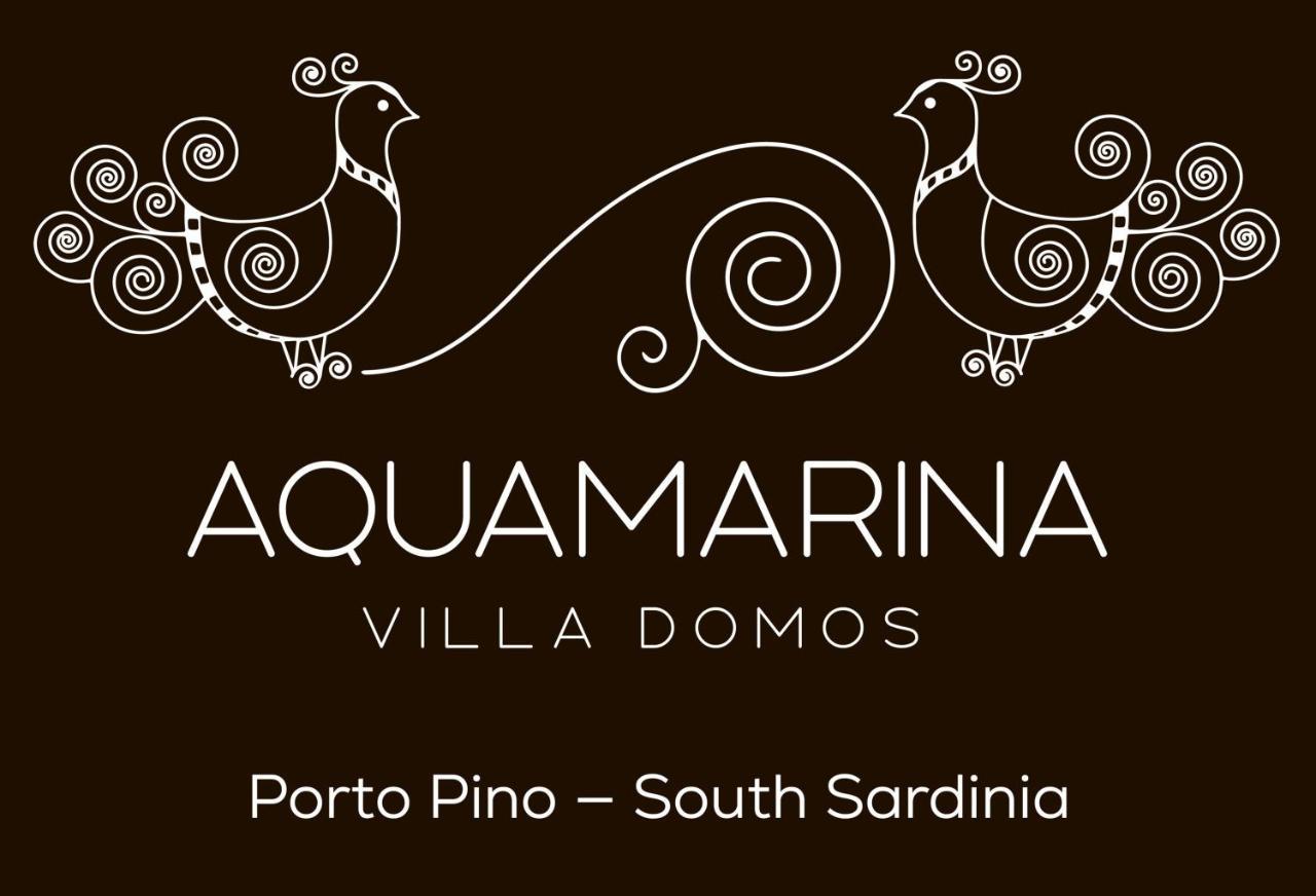 Villa Aquamarina Pintadera Blu Porto Pino Eksteriør bilde