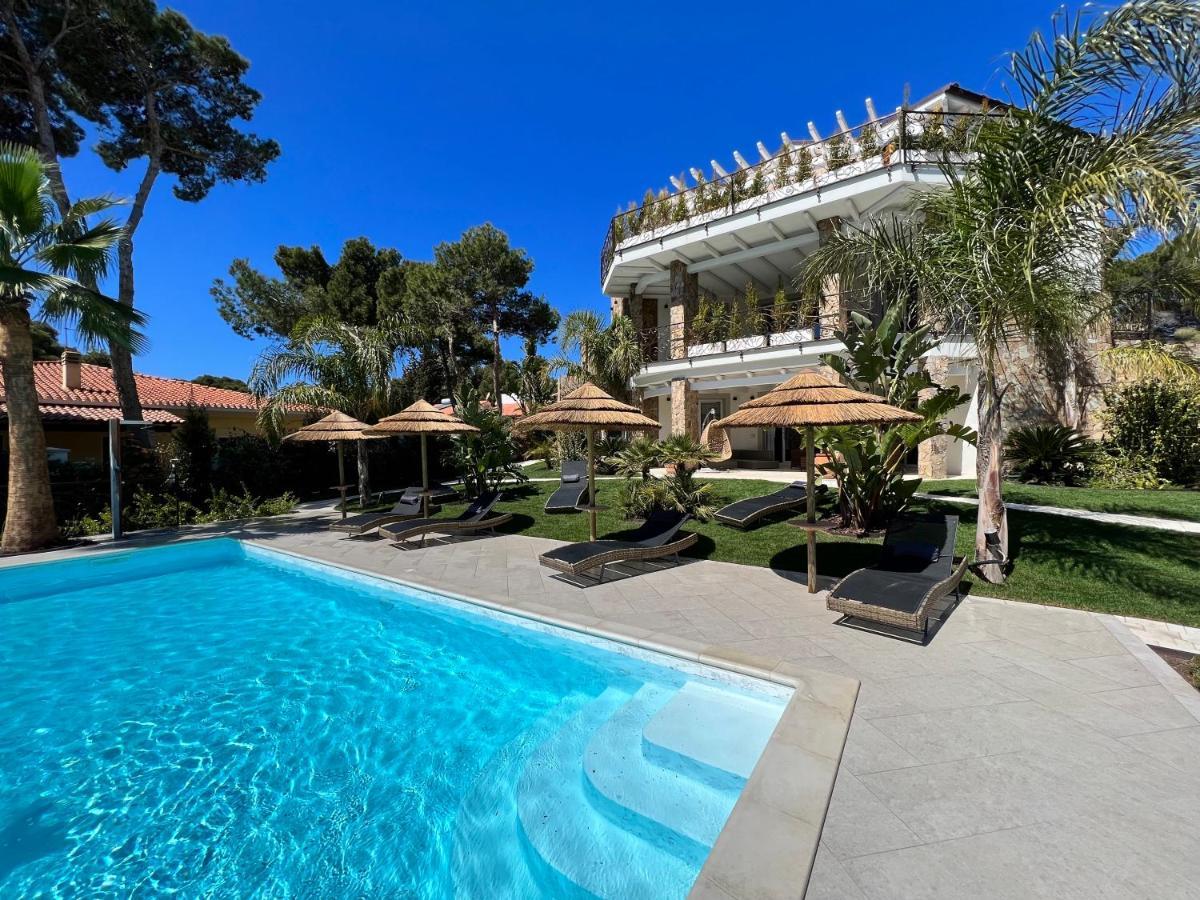 Villa Aquamarina Pintadera Blu Porto Pino Eksteriør bilde