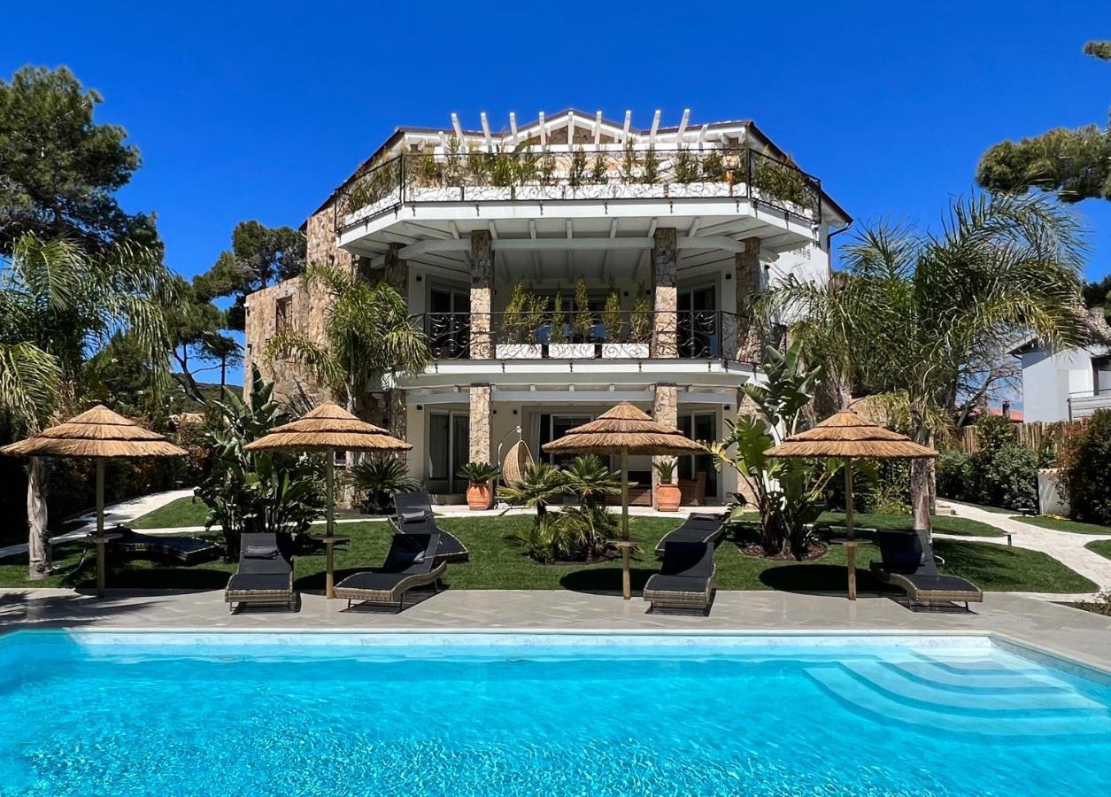 Villa Aquamarina Pintadera Blu Porto Pino Eksteriør bilde